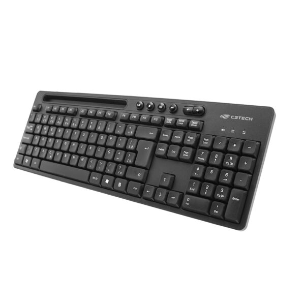 Teclado sem Fio Wireless Preto, C3TECH KB-W100BK - Image 3