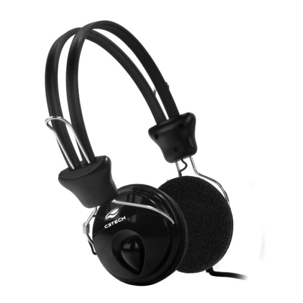 Fone com Microfone Headset Tricerix II, C3TECH PH-80BK (P2)