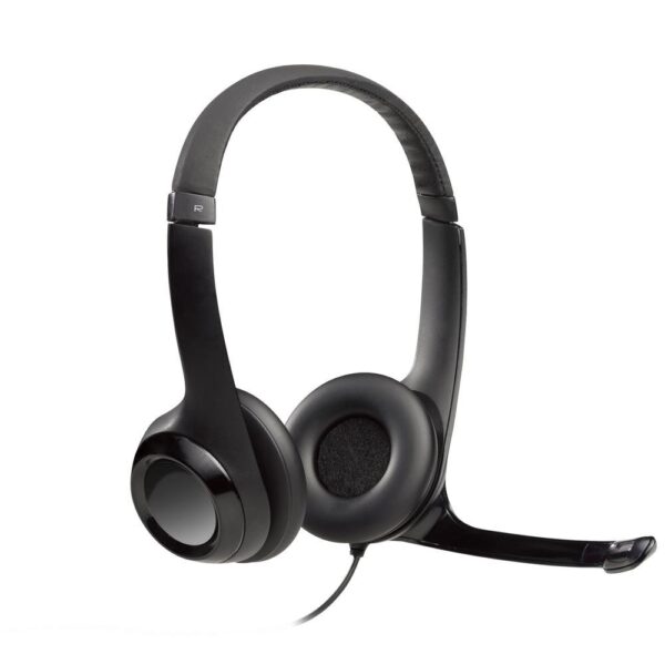 Fone com Microfone Headset, LOGITECH H390 (USB) Preto