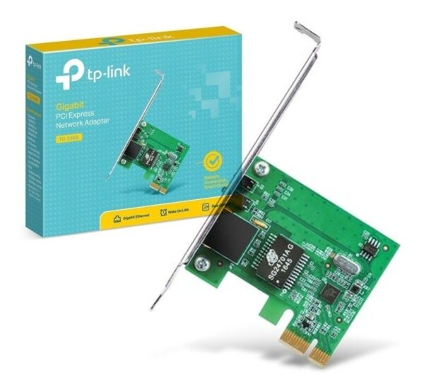 Placa Rede PCI-e Gigabit 10/100/1000 S/LP, TP-LINK TG-3468