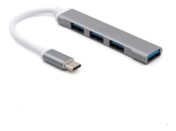 Hub USB-C 4 Portas USB 3.0, GDK